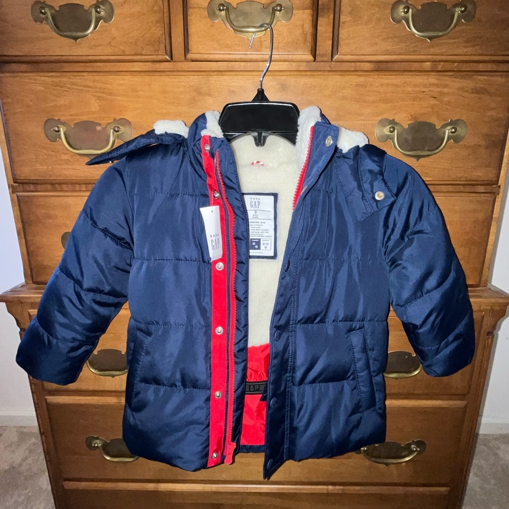 Boys Gap Toddler ColdControl Max Puffer Jacket size 3